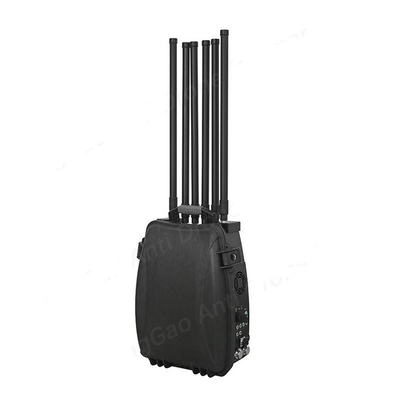 Professionele kwaliteit anti-drone jammer rugzak drone verdedigingsapparatuur voor wetshandhaving