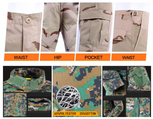 Mensen Tactische training Track Outdoor broek Kneepads Camo Custom Workwear Lange broek