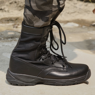 Geventileerde midcalf gevechtsrubberen laarzen met geïsoleerde bekleding voor mannen