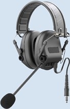 ENc-headsets met milieumicrofoon en geluid
