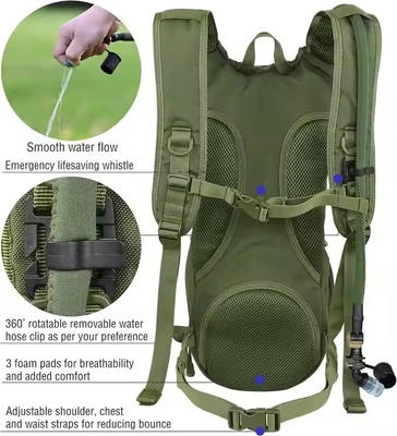 3L Tactische Molle rugzak voor fietsen Wandelen Hardlopen Bergbeklimmen Wateropslagzak