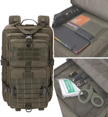 Bergbeklimmen Wandelen Tactische tas Gym Sport Interieur Zipper Pocket 600D Polyester Reisopslag Tactische rugzak
