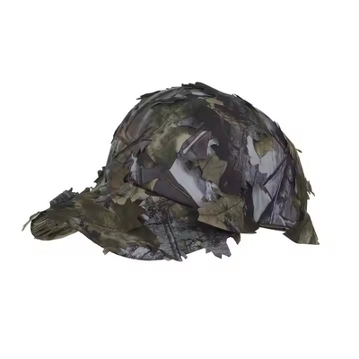 Groothandel buiten kamperen jacht 3D echte boom printen sport hoed tactische snelle droge camouflage honkbalpet