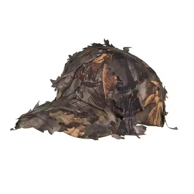 Groothandel buiten kamperen jacht 3D echte boom printen sport hoed tactische snelle droge camouflage honkbalpet