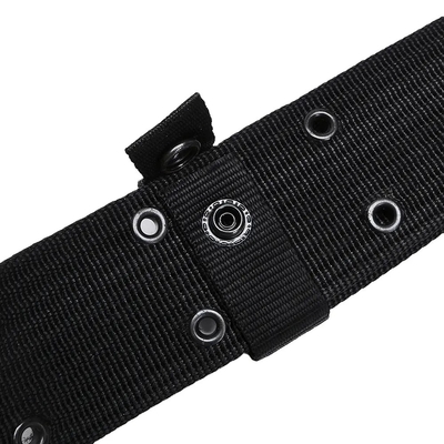 Zwart Vinnige release Buiten waterdicht PP Custom Webbing Tactische riem Voor mannen Tactische training Outdoor sport En wandelen