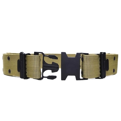 Khaki waterdicht snel loslaten PP Webbing Gordel Duty Gordel Tactisch Voor Outdoor Training En Wandelen