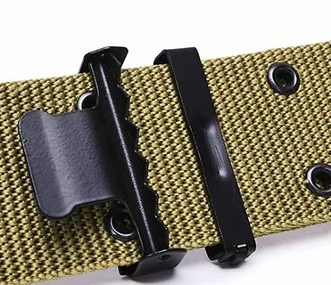 Khaki waterdicht snel loslaten PP Webbing Gordel Duty Gordel Tactisch Voor Outdoor Training En Wandelen