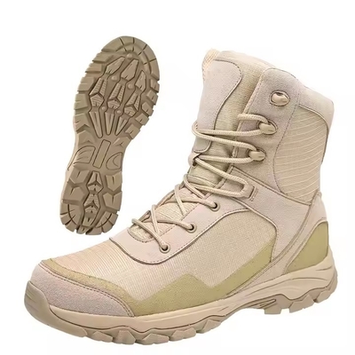 Khaki waterdicht Anti-slip Comfortabel Tactisch Voor Trainen Wandelen Outdoor training laarzen Voor Mannen