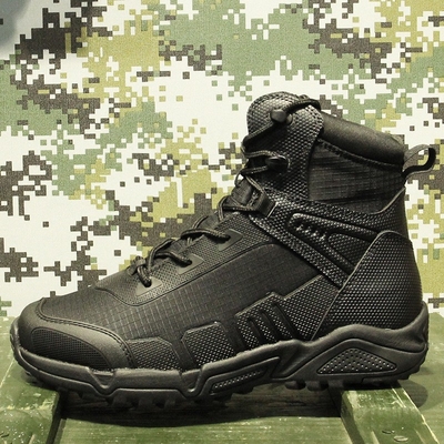 Mannen militaire laarzen en tactische laarzen, CoolMax Tactische Combat Duurzaam Lederen Werk Utility Outdoor Wandelen Assault Boo