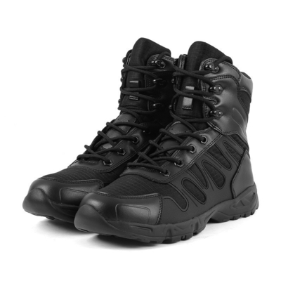 Tactische militaire laarzen mannenlaarzen woestijn gevechtslaarzen outdoor wandellaarzen en enkelschoenen.