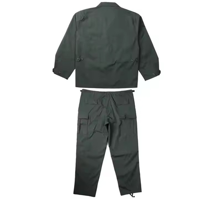 Gepersonaliseerd logo BDU Combat Suit Solid Deep Green Tactical Uniform