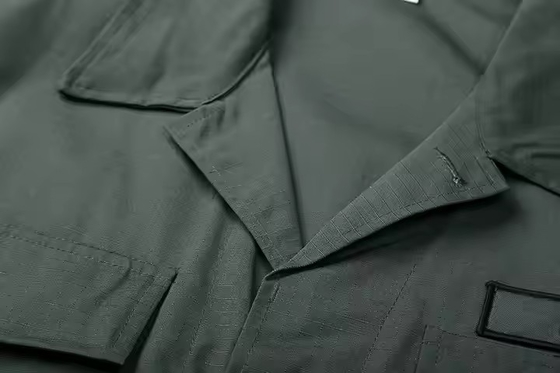 Gepersonaliseerd logo BDU Combat Suit Solid Deep Green Tactical Uniform