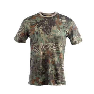 China Xinxin fabrikant camouflage ronde nek puur katoen korte mouwen tactische training T-shirt