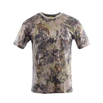 China Xinxin fabrikant camouflage ronde nek puur katoen korte mouwen tactische training T-shirt