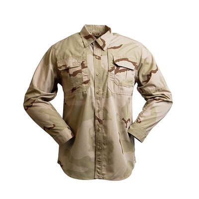 Tactisch gevechtsuniform overhemd en broek met elleboog- en kniebeschermers Tactische uitrusting camouflagekleuren