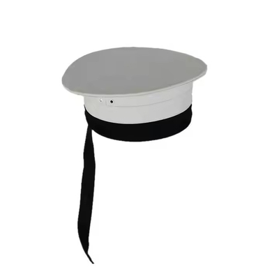 Gepersonaliseerde Tactische Outdoor Gear met Polyester / Katoen Materiaal Witte officier Parade Hoed