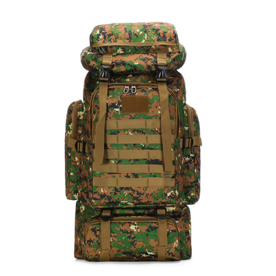 80L Grote capaciteit Waterdicht Camouflage Wandelrugzak Leisure Tactische rugzak Outdoor Sports On Foot Reis rugzak