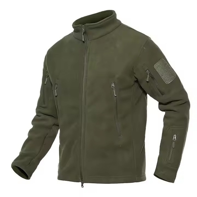 Breathable Quick Dry Olive Green Winter Tactical Fleece M65 Field Jacket voor training
