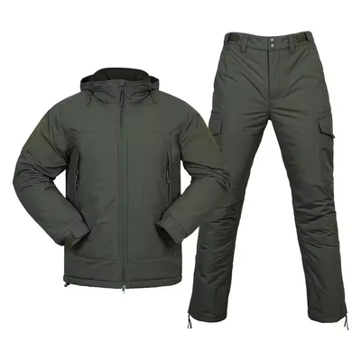 Draagbaar waterdicht kouddicht pak buiten warm katoenen kleding trainingsuniform