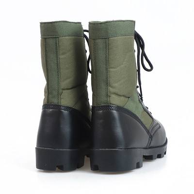 Duurzame jungle wandelingen Tactische gevechtslaarzen Canvas schoenen Rangers Panama rubber