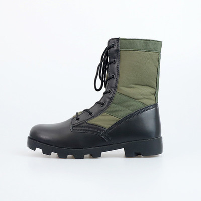 Duurzame jungle wandelingen Tactische gevechtslaarzen Canvas schoenen Rangers Panama rubber