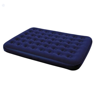 Groothandel Donkerblauw luchtbed Drinkbaar Flocked Airbed Tactische buitenapparatuur voor buitenactiviteiten