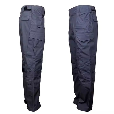 Tactisch pak met dubbele rits in donkerblauw met aangepast logo