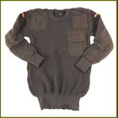 militaire, pullover politie trui,wolne trui polyester/wolne pullover