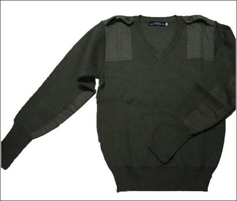 militaire, pullover politie trui,wolne trui polyester/wolne pullover