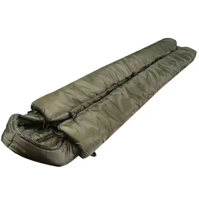 Nylon katoen winter Unisex single slaapzak voor buitenkamperen voor volwassenen