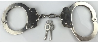 Zelf - van het de Politiemateriaal van de defensie Antirel Handcuffs van de het Koolstofstaalnij Echte Politie