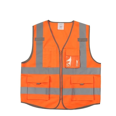 Hoog zichtbare jas werkkleding reflecterend vest met reflector voor verkeersveiligheid op het werk