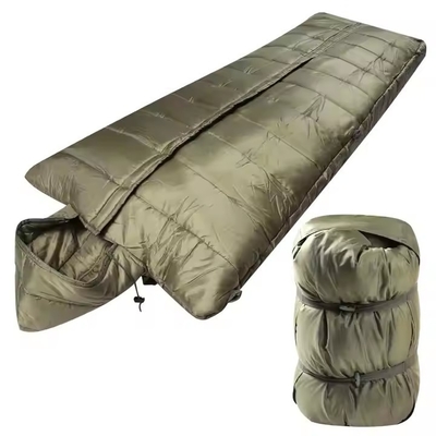 Gepersonaliseerde Outdoor Camping Wandelen Lichtgewicht Waterdicht Winter Unisex Hooded Slaapzakken