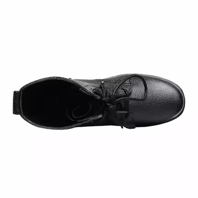 Uniforme tactische schoenen Zwarte kleur Lederschoenen met Geinuen Lederschoenen Zwarte schoenen