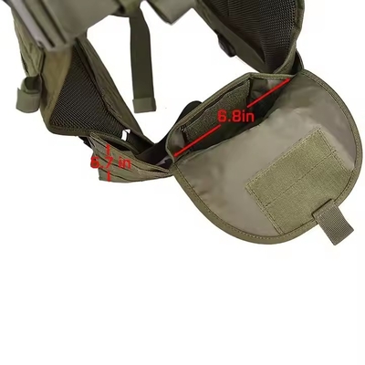 Ademend trainingsvest Verstelbaar lichtgewicht trainingsvest voor tactische training