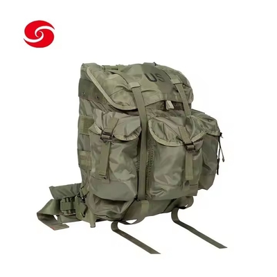 420D Nylon Olijfgroen Tactische Alice Pack Bag Voor Klimmen / Wandelen / Trainen