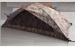 Wandelen Kleine eenpersoonstent met anti muggen mesh, snel open tent