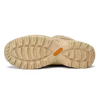 Tactisch schoeisel solide khaki woestijn wandelschoenen met leer materiaal comfortabele trainingschoenen