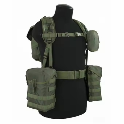 Gepersonaliseerd Harness Groen Kleur Tactisch Vest Zwaar Duty Borst Rig