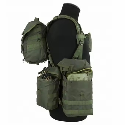 Gepersonaliseerd Harness Groen Kleur Tactisch Vest Zwaar Duty Borst Rig