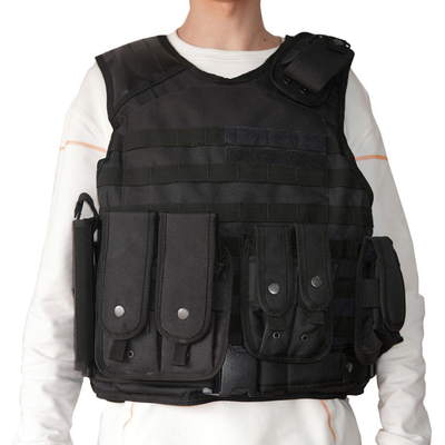 Lichtgewicht Swat Plate Carrier Vest 2,5 kg Nylon Molle-systeem met afneembare schouderbanden