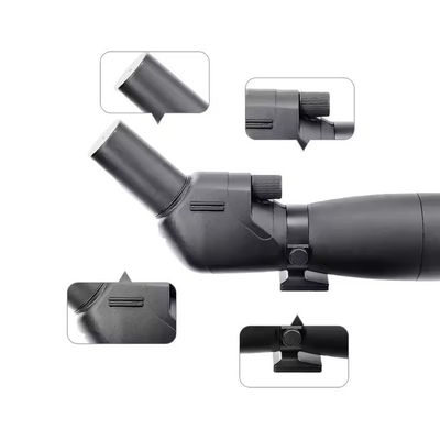 Thermische langeafstandsscopen High Definition Prisma Handheld met telefoonhouder voor vogelbewaking