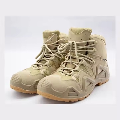 Groothandel Anti slip Combat Jungle Split Suede Outsole PU Rubber Tactical Boots voor mannen