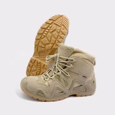 Groothandel Anti slip Combat Jungle Split Suede Outsole PU Rubber Tactical Boots voor mannen