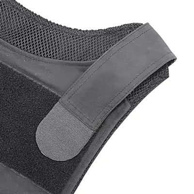 Zwart Verstelbare grootte Veiligheidsvest tegen steekproef Tactisch persoonlijk beschermend vest Voor mannen