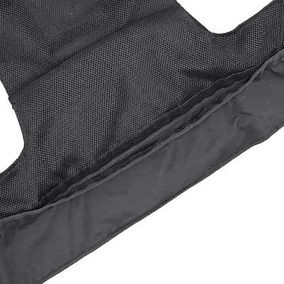Zwart Verstelbare grootte Veiligheidsvest tegen steekproef Tactisch persoonlijk beschermend vest Voor mannen