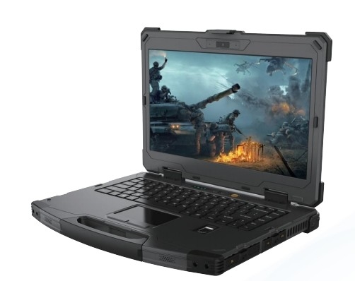 Militair versterkt notbook, versterkt labtop, 14-inch Single Screen Rugged Portable Laptop
