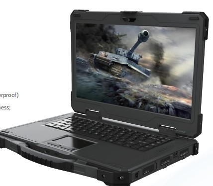 Militair Versterkt Notbook Versterkt Labtop 14-inch Single Screen Robuust Draagbaar