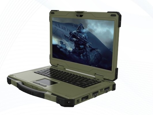 Militair versterkt notbook, versterkt labtop, 14-inch Single Screen Rugged Portable Laptop