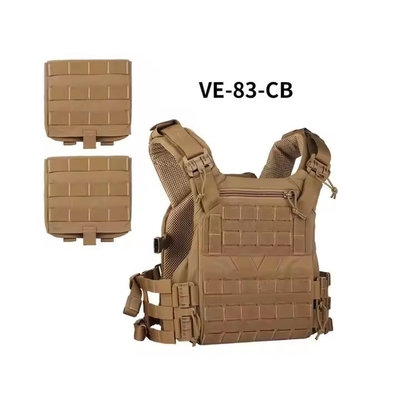 Lichtgewicht West Molle Quick Release Laser Cut Multicam Oxford Stof Tactisch Vest Plaatdrager